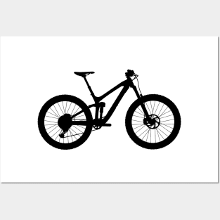 Trek Slash Mountain Bike Silhouette Posters and Art